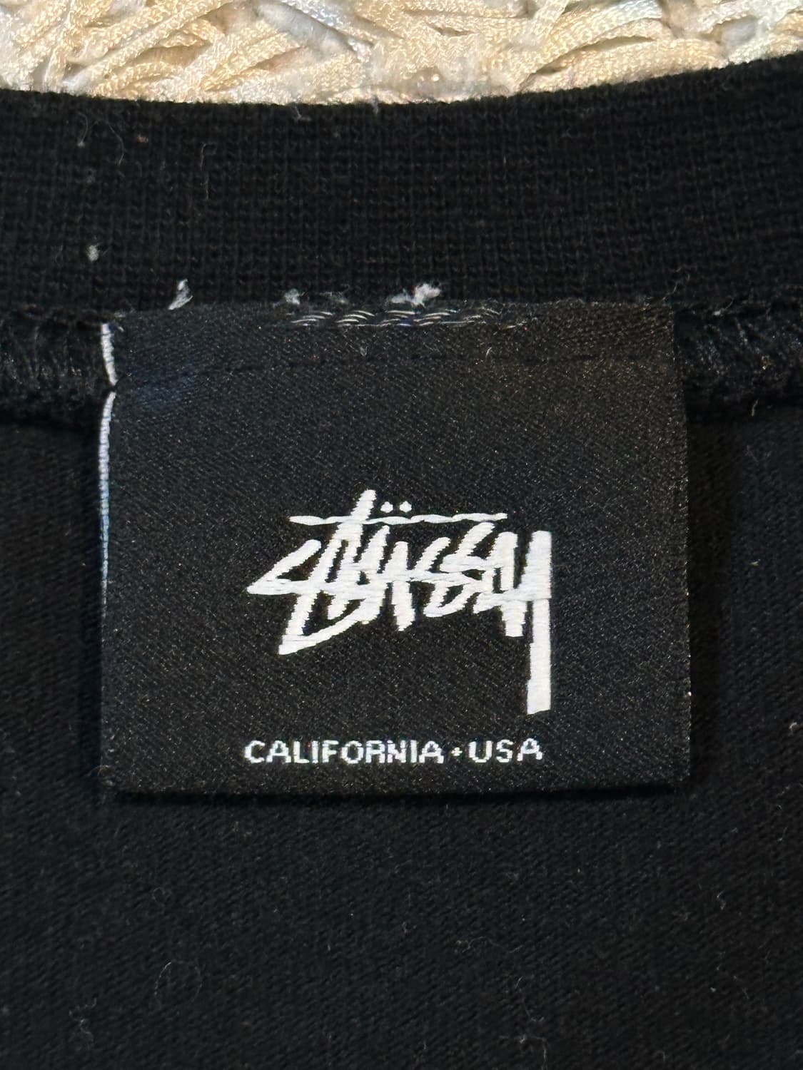 스투시 STUSSY USA 스케이트 보드 반팔 티셔츠 블랙 상품이미지5