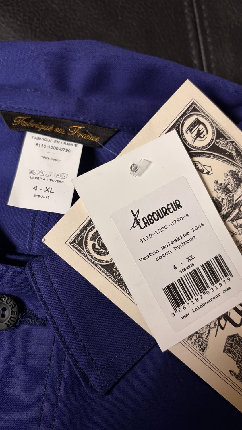 르라부어 프렌치 워크자켓 몰스킨 4 상품이미지2