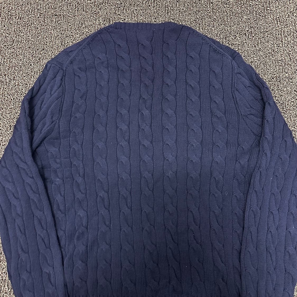 POLO 폴로 랄프로렌 신상 꽈배기 케이블 니트 네이비 XL 상품이미지3