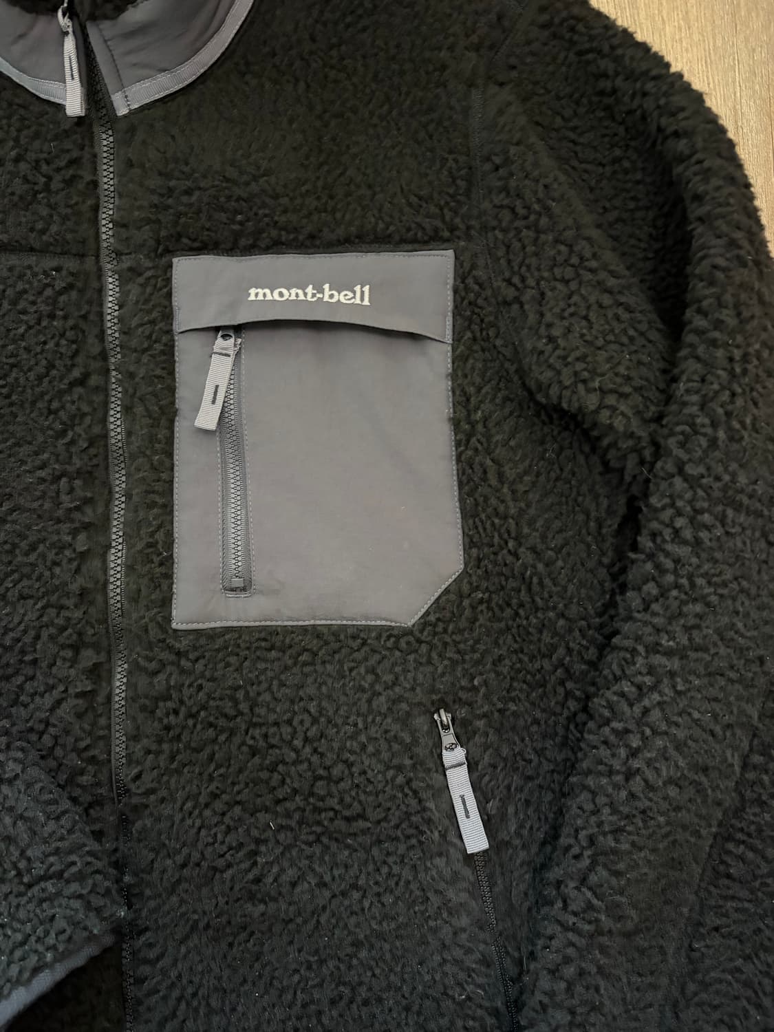 몽벨 후리스 블랙(90) 상품이미지4