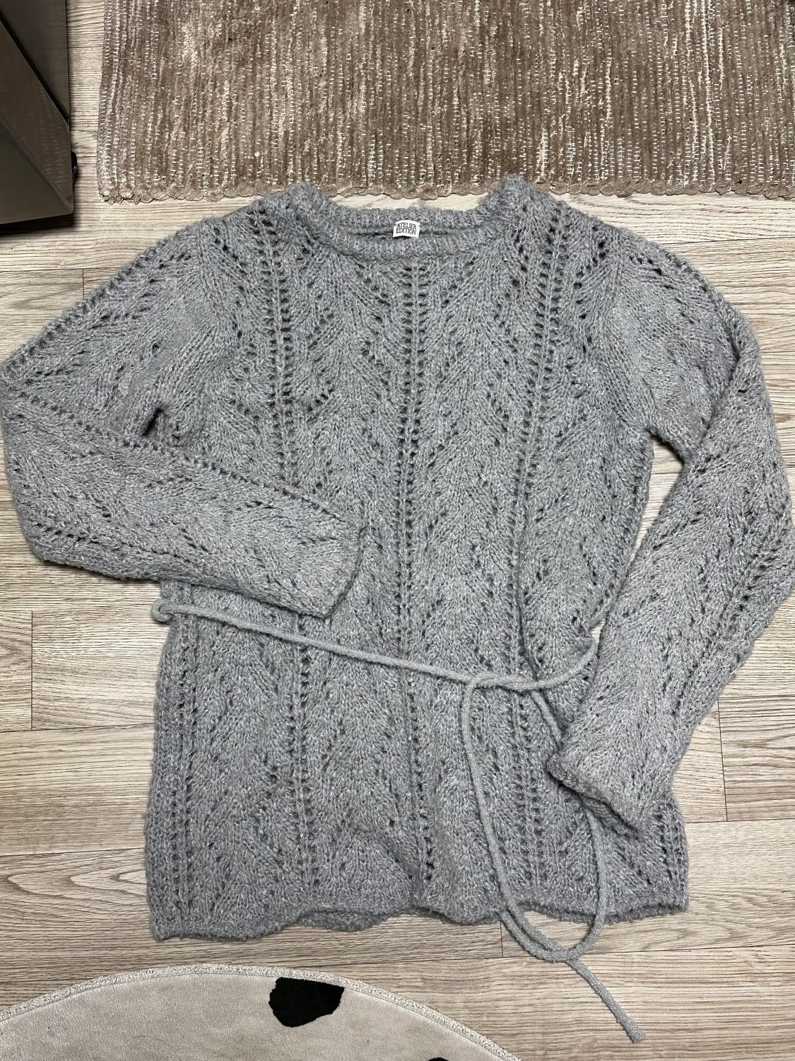 아뜰리에 에디션  Skashi Round Knit (light gray) 상품이미지6