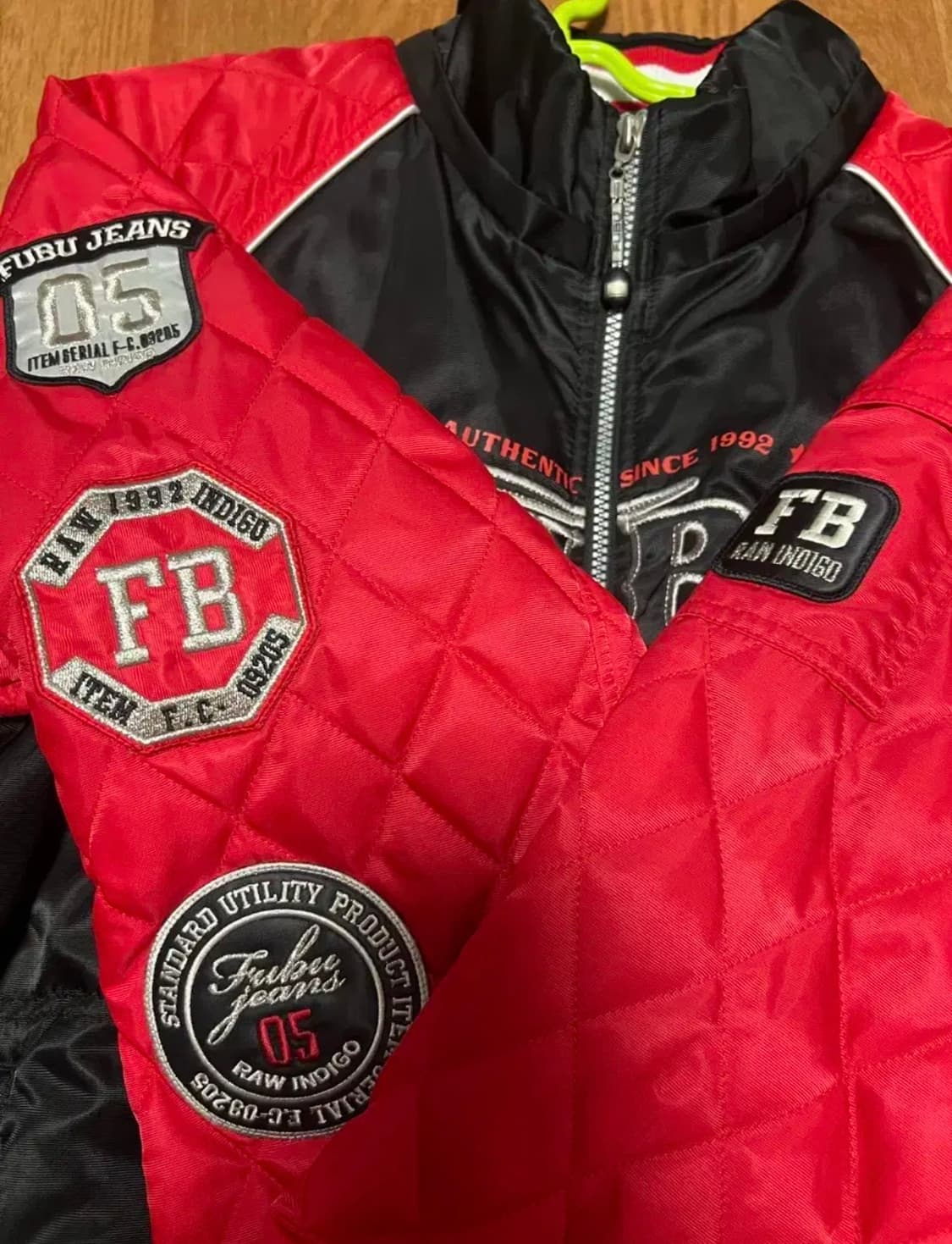 후부 FUBU 바시티 퀄팅 자켓 판매합니다 상품이미지3