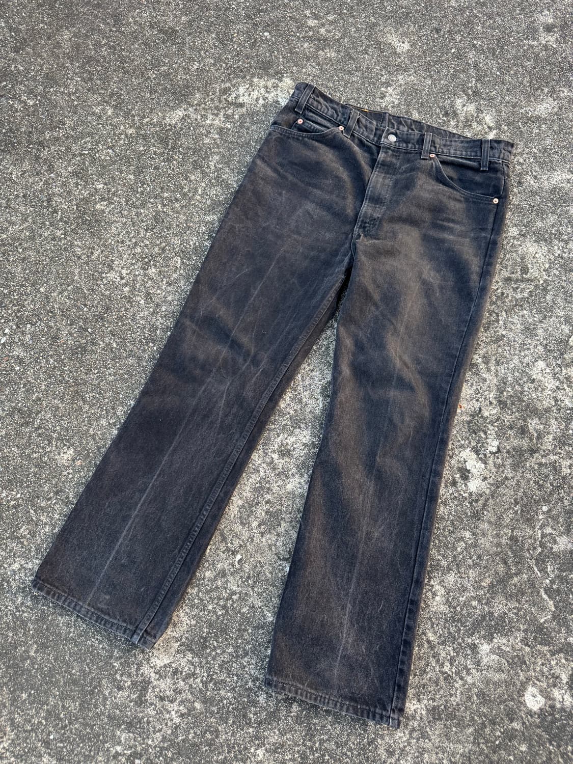 90S 빈티지 리바이스 517 블랙 워싱진 오렌지탭 38 상품이미지2