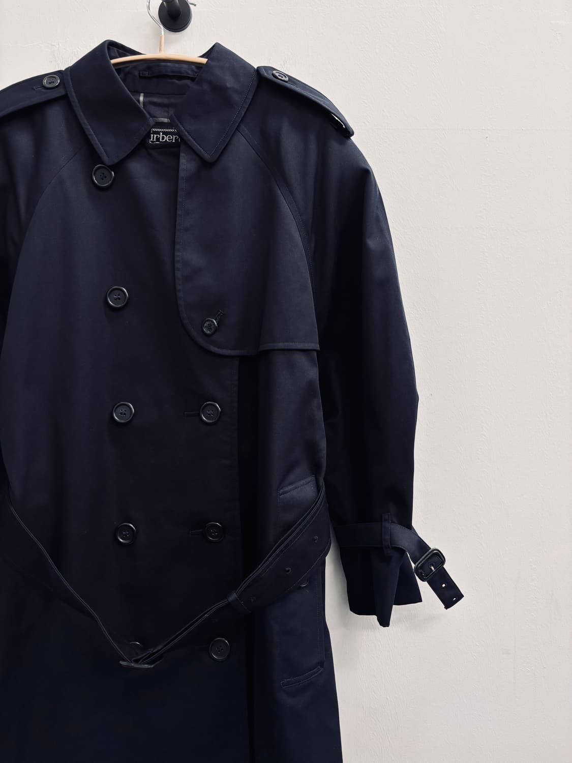 버버리(Burberrys) 아카이브 네이비 트렌치코트 상품이미지2