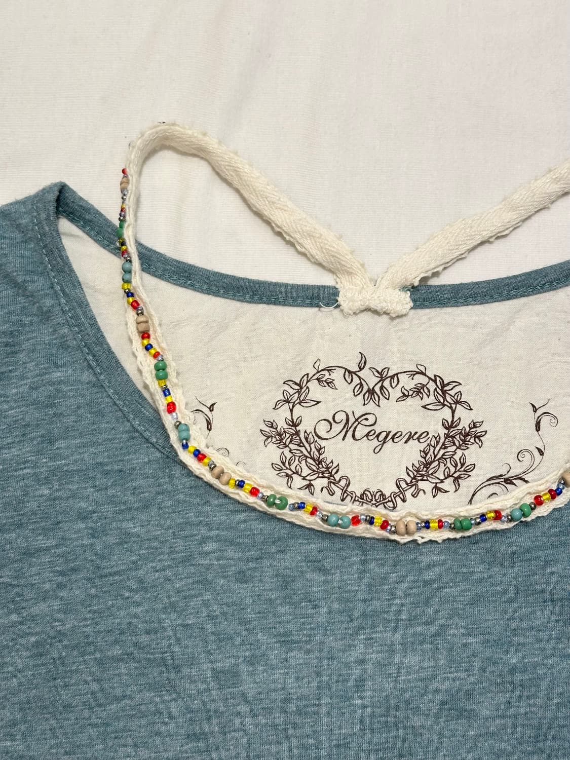 블루 비즈 티셔츠 상품이미지9