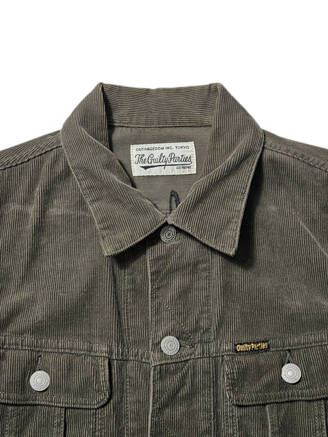 와코마리아 코듀로이 리 트러커 자켓 L 상품이미지2