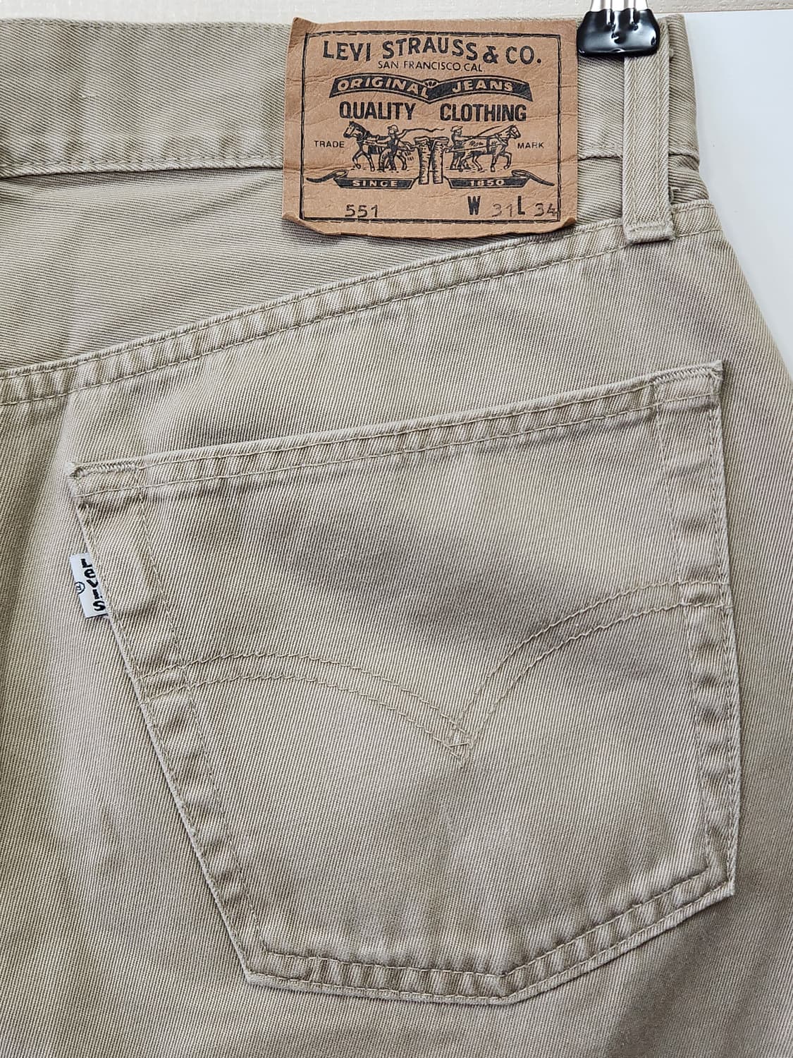 Made in Italy 90s 빈티지 리바이스 551 W31 L34 상품이미지4