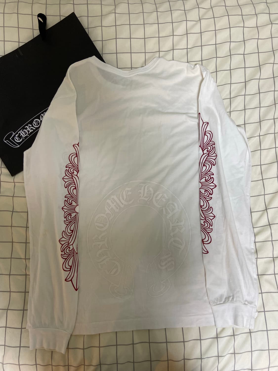 크롬하츠 홀스슈 플로랄 롱슬리브 사이즈 XL 상품이미지1