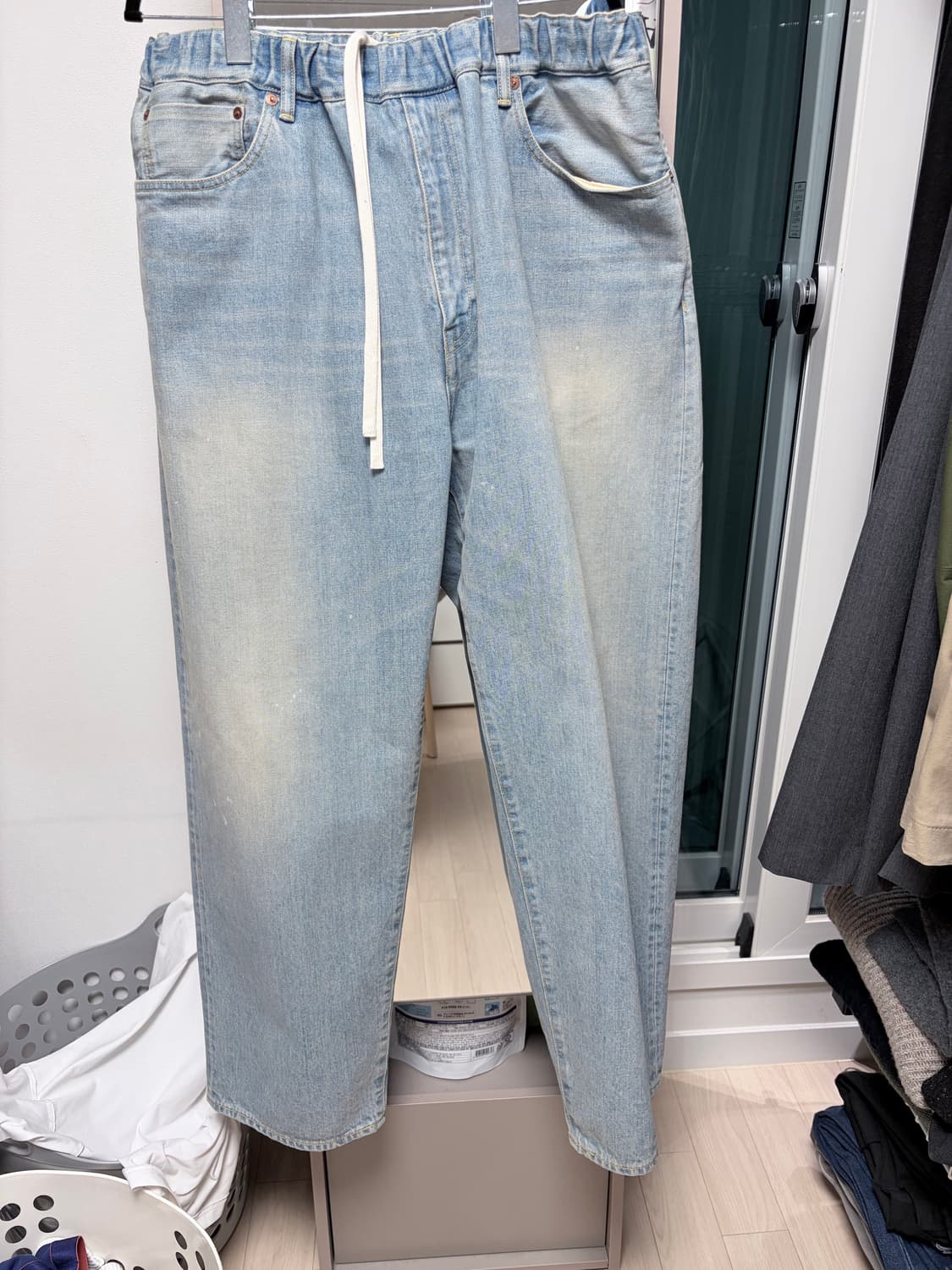 Yoko sakamoto 25ss 밴딩 데님 팬츠 3사이즈 상품이미지1