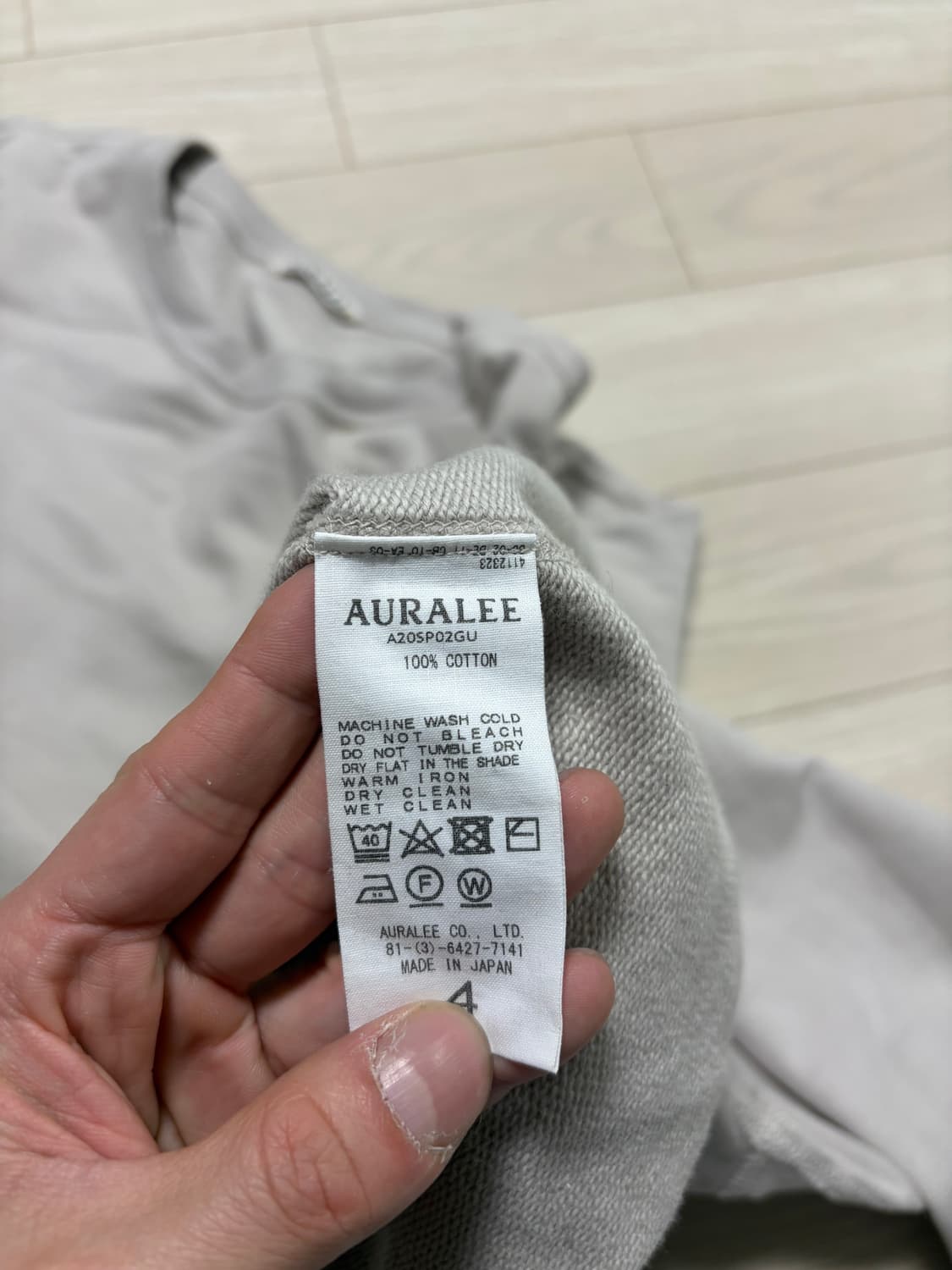 오라리 맨투맨 4사이즈 상품이미지3