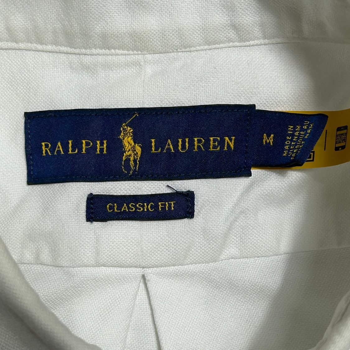 M 폴로랄프로렌 클래식 핏 화이트 코튼 셔츠 상품이미지4