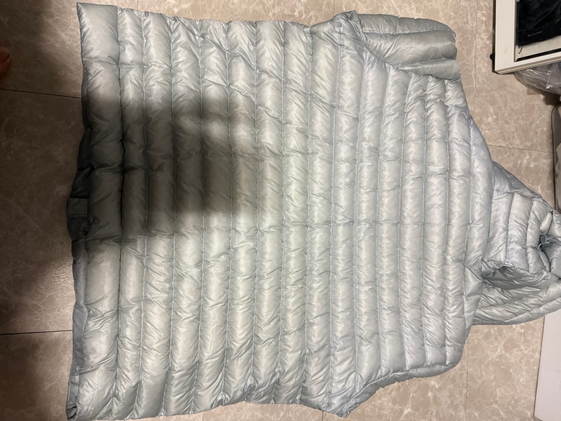 L사이즈 무신사스탠다드 시티레저 립스탑 경량 패딩 클라우디 블루 상품이미지5