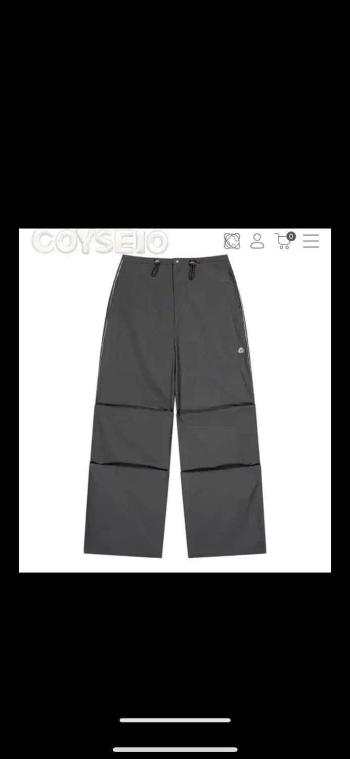 코이세이오 스트랩 라인 팬츠 그레이 사이즈 2 상품이미지1