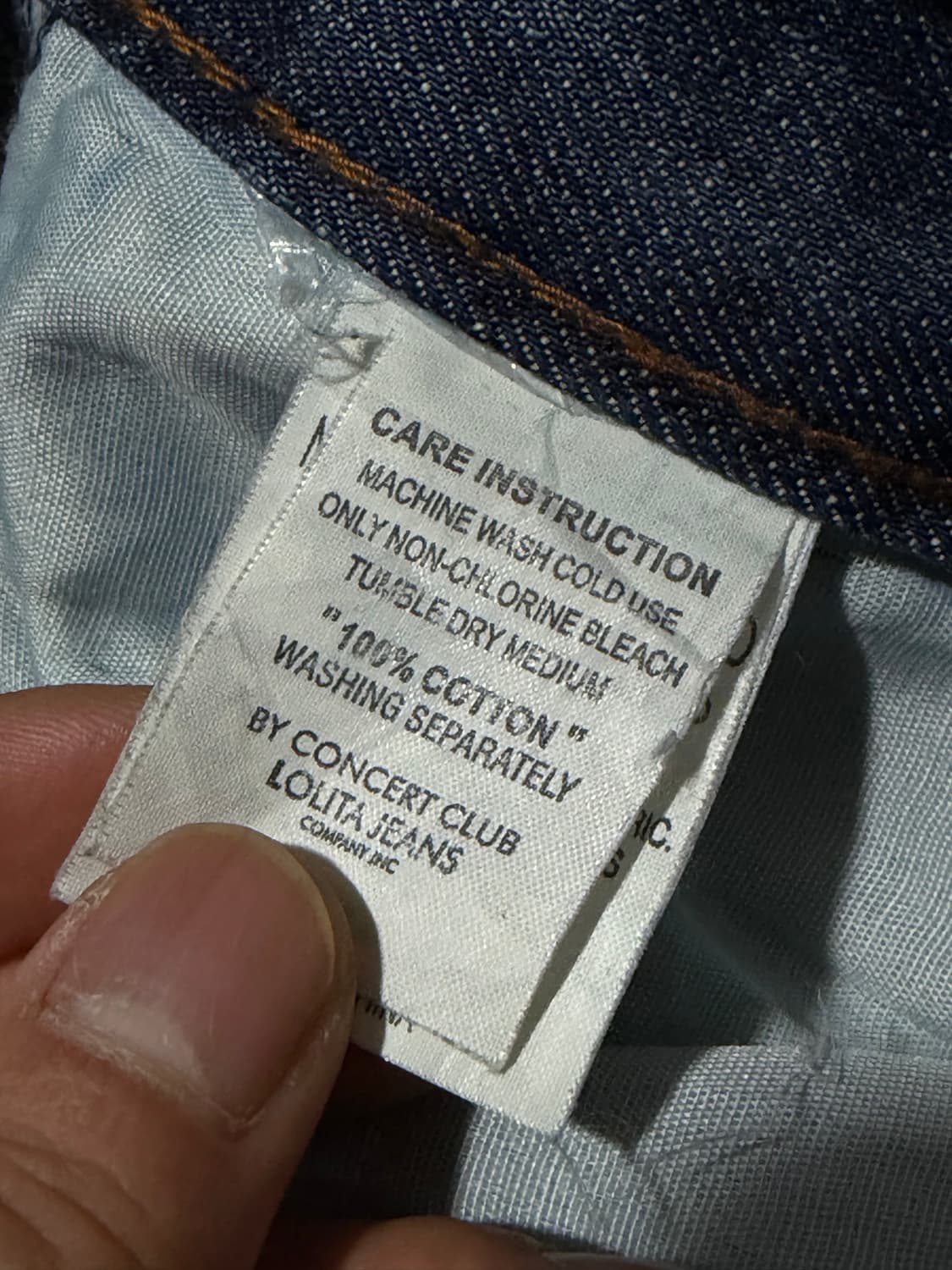 LOLITA JEANS 네온 파이핑 헤비 워싱 부츠컷 데님팬츠 상품이미지10