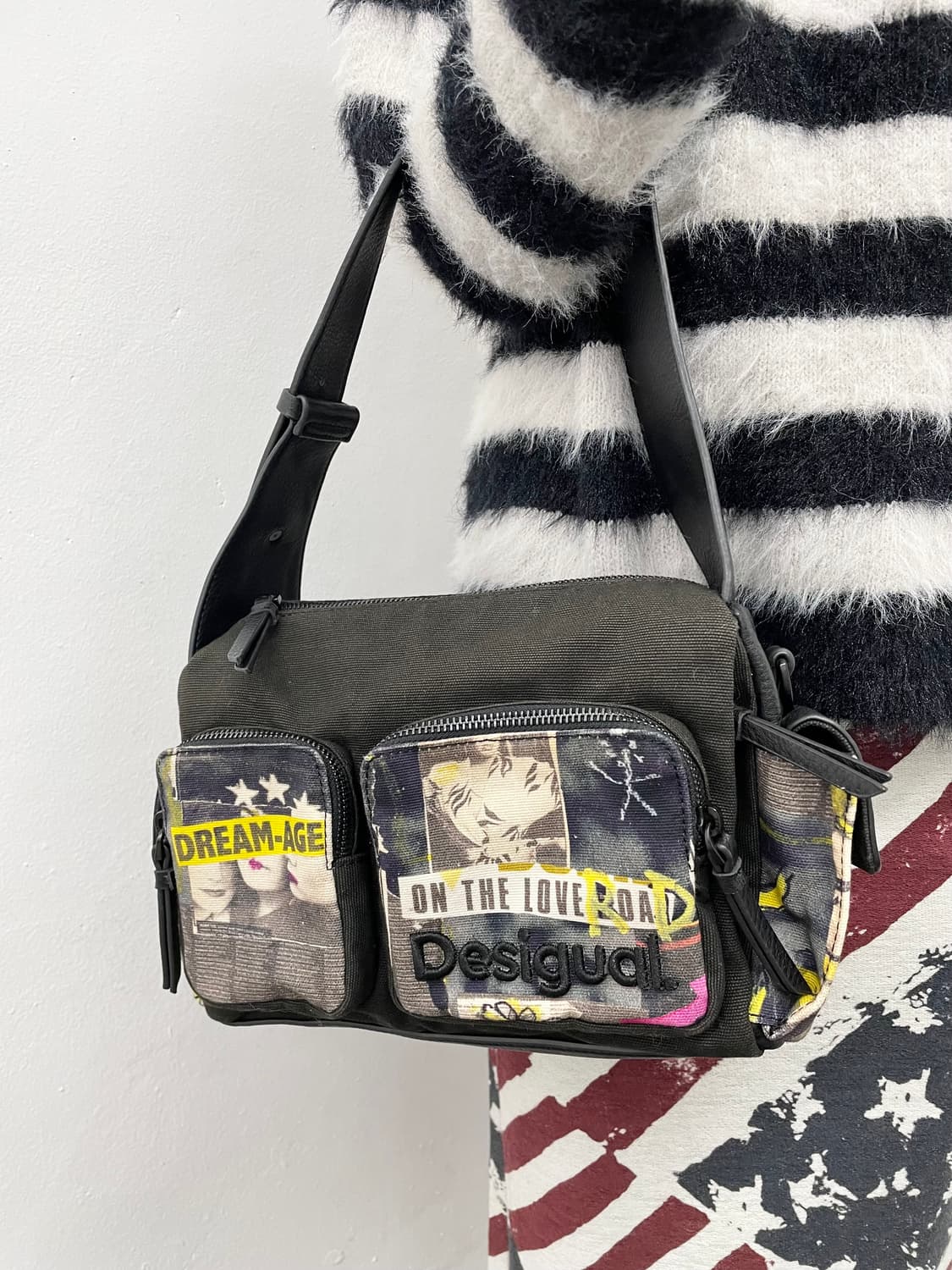 데시구알 일러스트 포켓 숄더백  상품이미지4