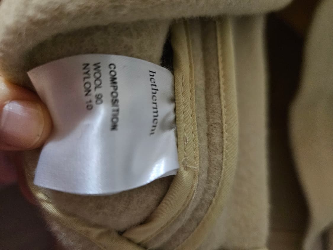 헤더먼트 포켓 울 숏 코트 상품이미지3