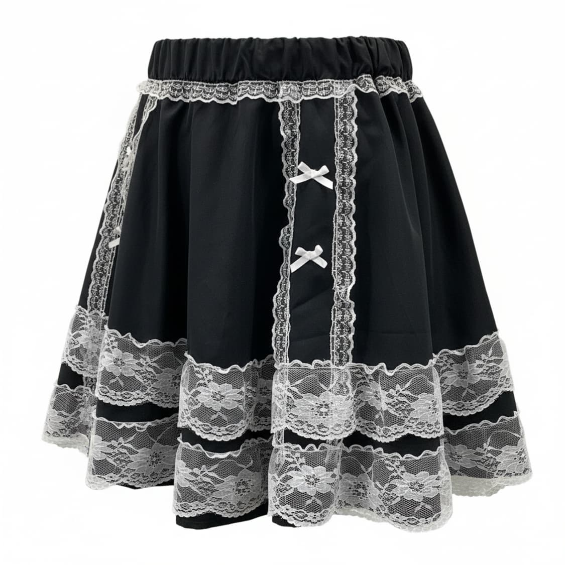 빈티지 고스로리 레이스 캉캉 플레어 스커트 1779 상품이미지1