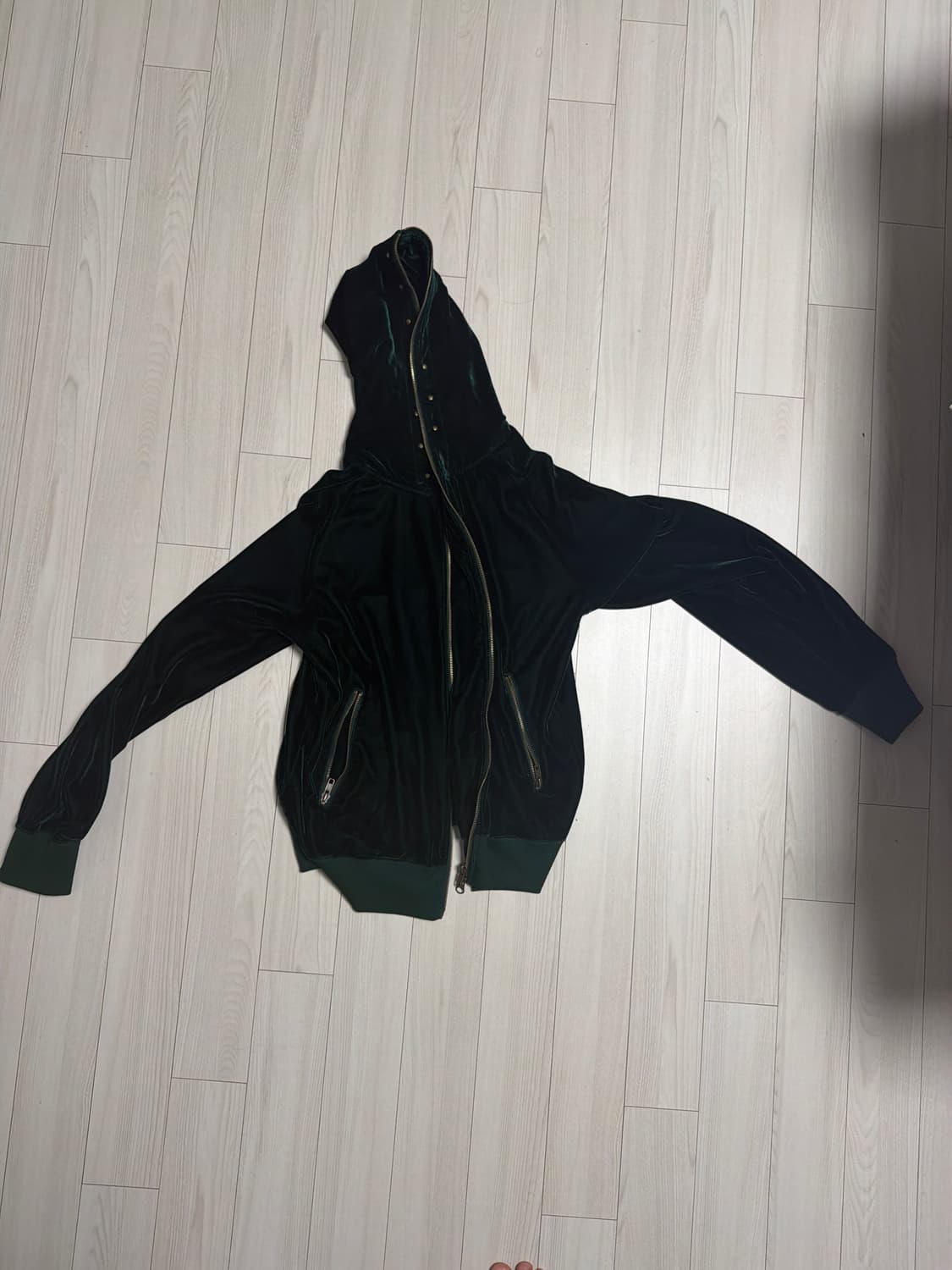 초록색 풀후드 지법 상품이미지2