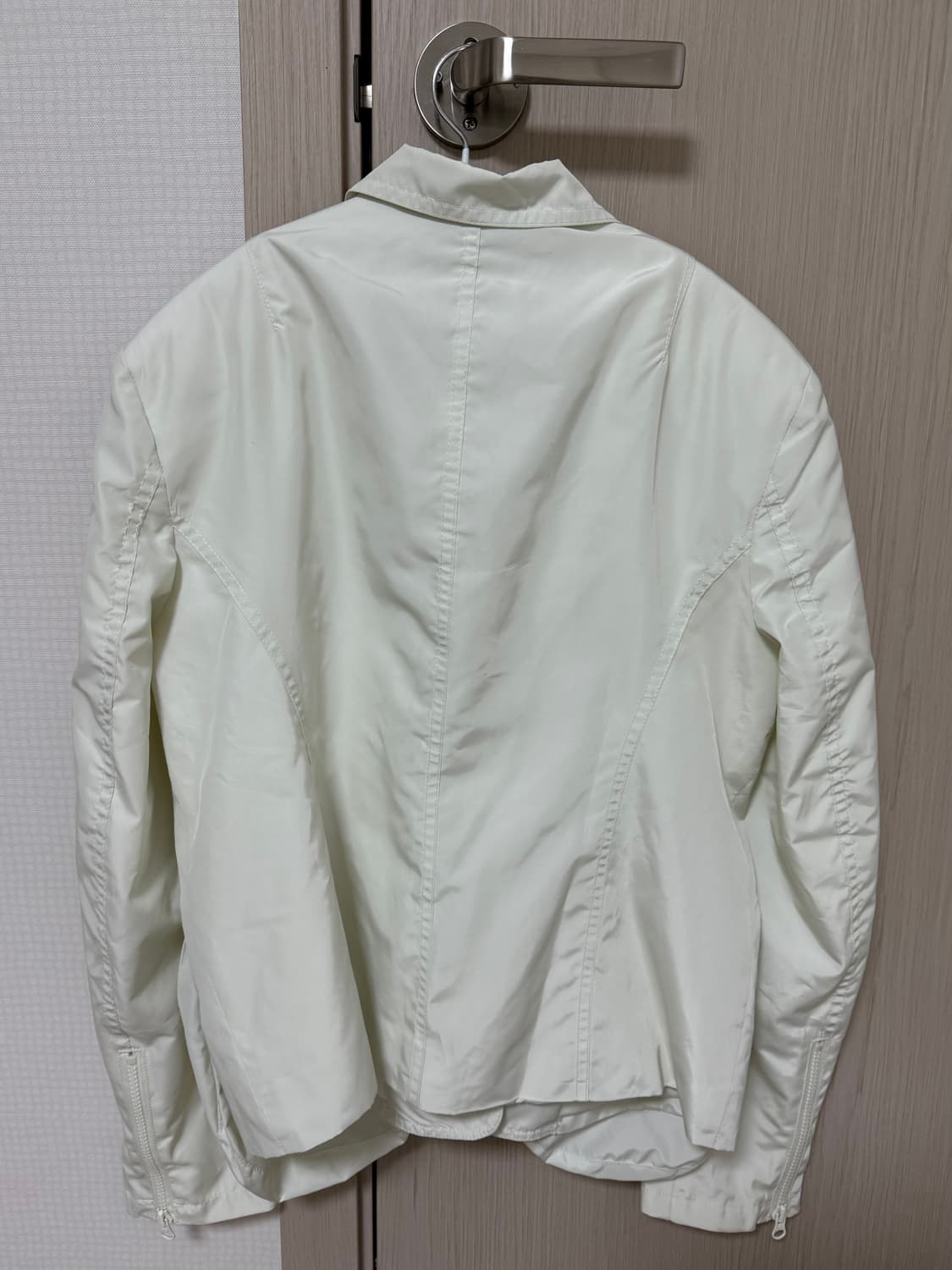 OPEN YY PATCH POKET ZIP JACKET, CREAM 상품이미지6