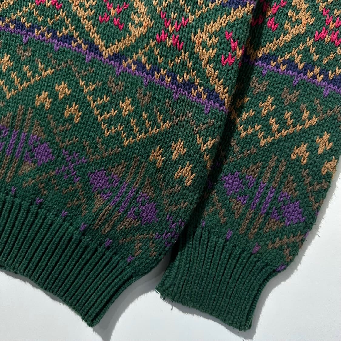 에디바우어 페어아일 패턴 라운드 니트 상품이미지6