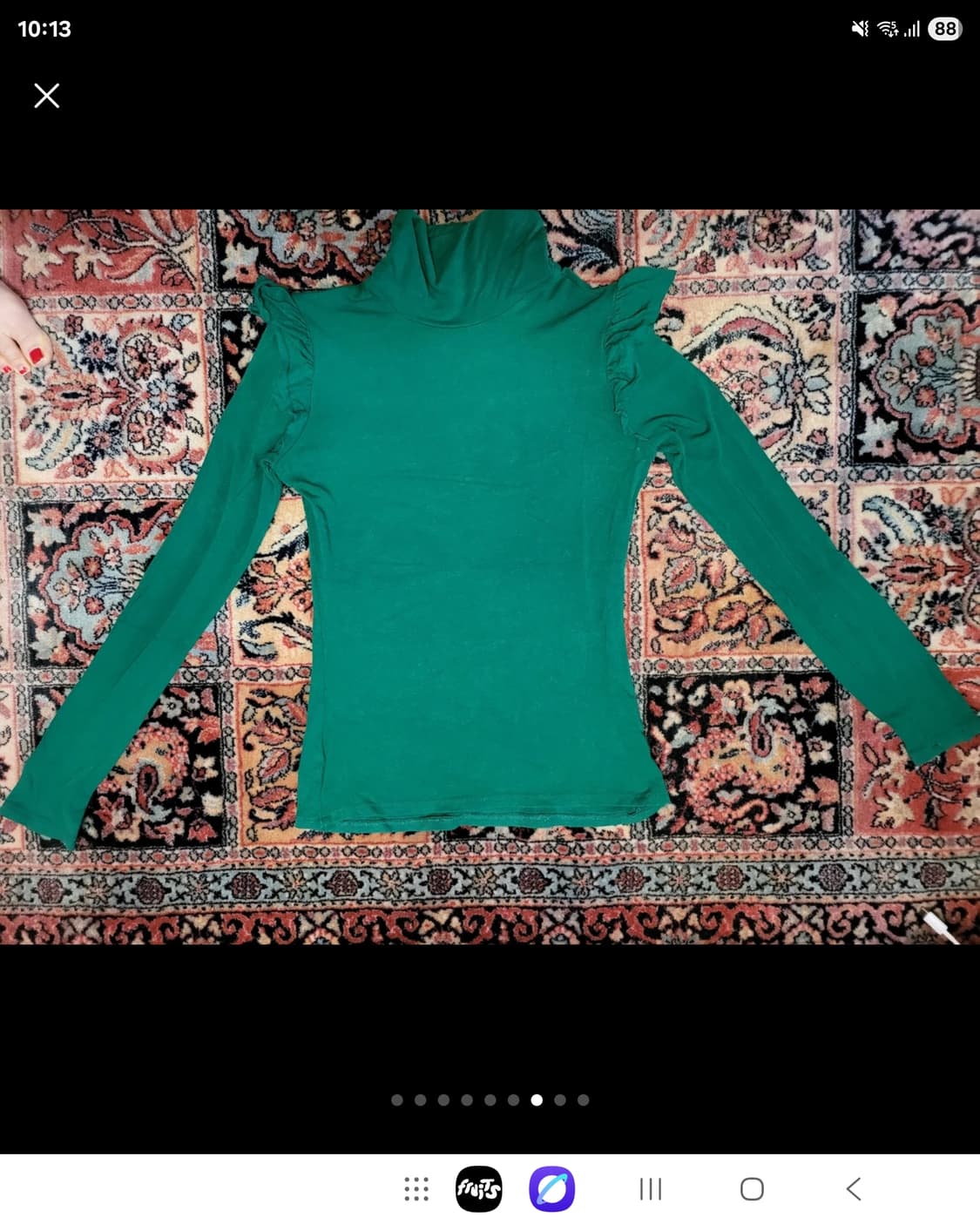 프랑스 모르간 모달 셔츠 그린 상품이미지7