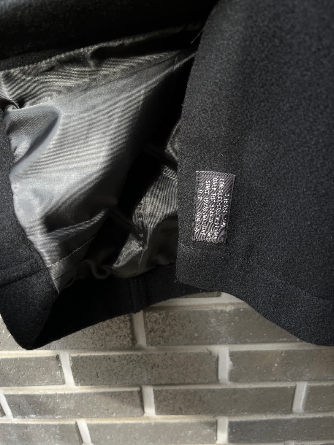 Diesel 디젤 더블브레스트 울 자켓 상품이미지8