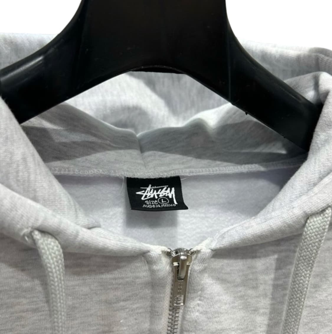 스투시 애쉬헤더 후드집업 L 상품이미지4