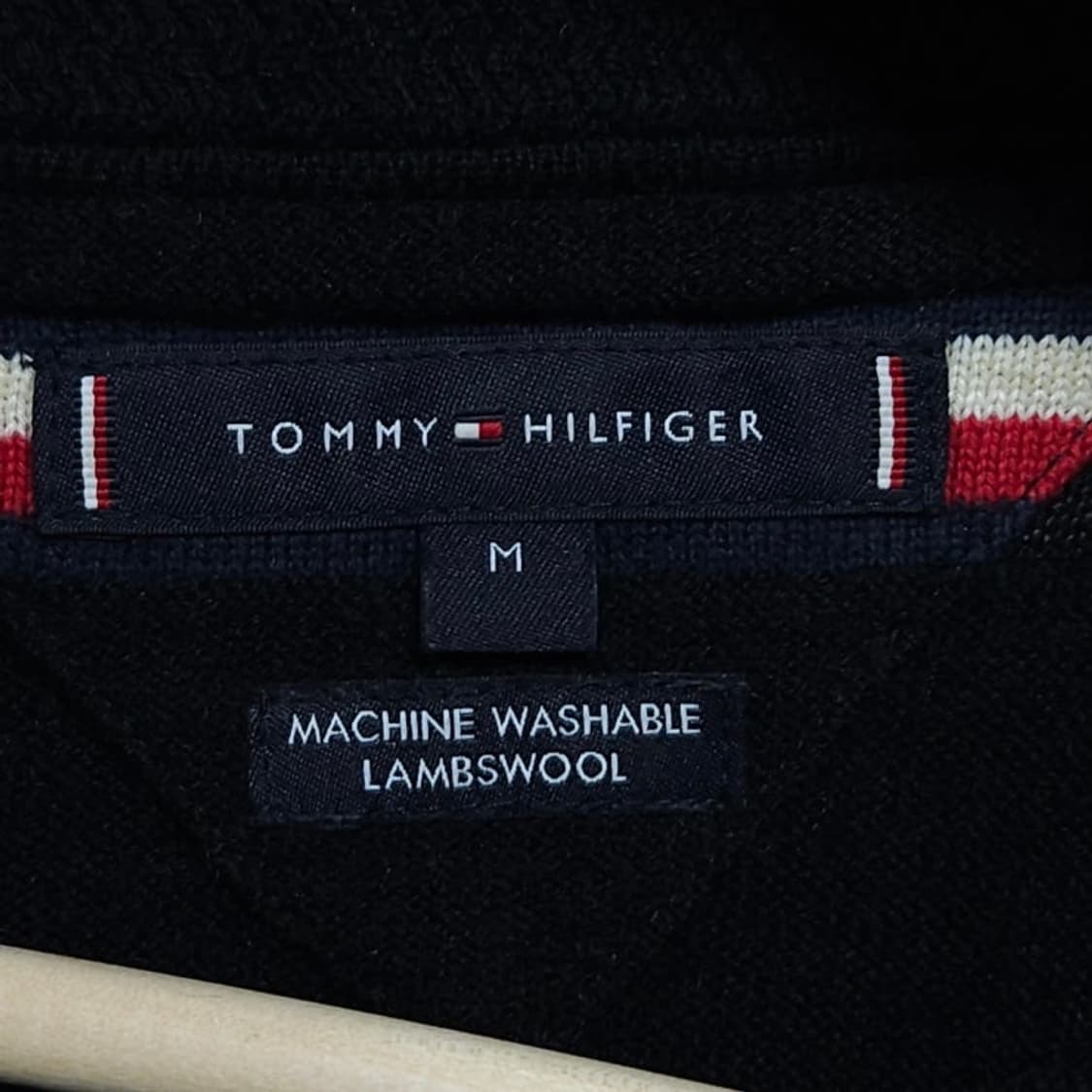 95 Tommy 타미힐피거 램스울 니트 블랙 상품이미지3