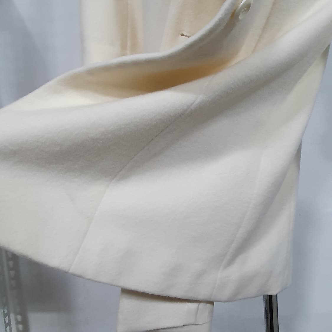 빈티지 아이보리 폭스퍼 앙고라 롱 코트 히메갸루 핀터깔 상품이미지3