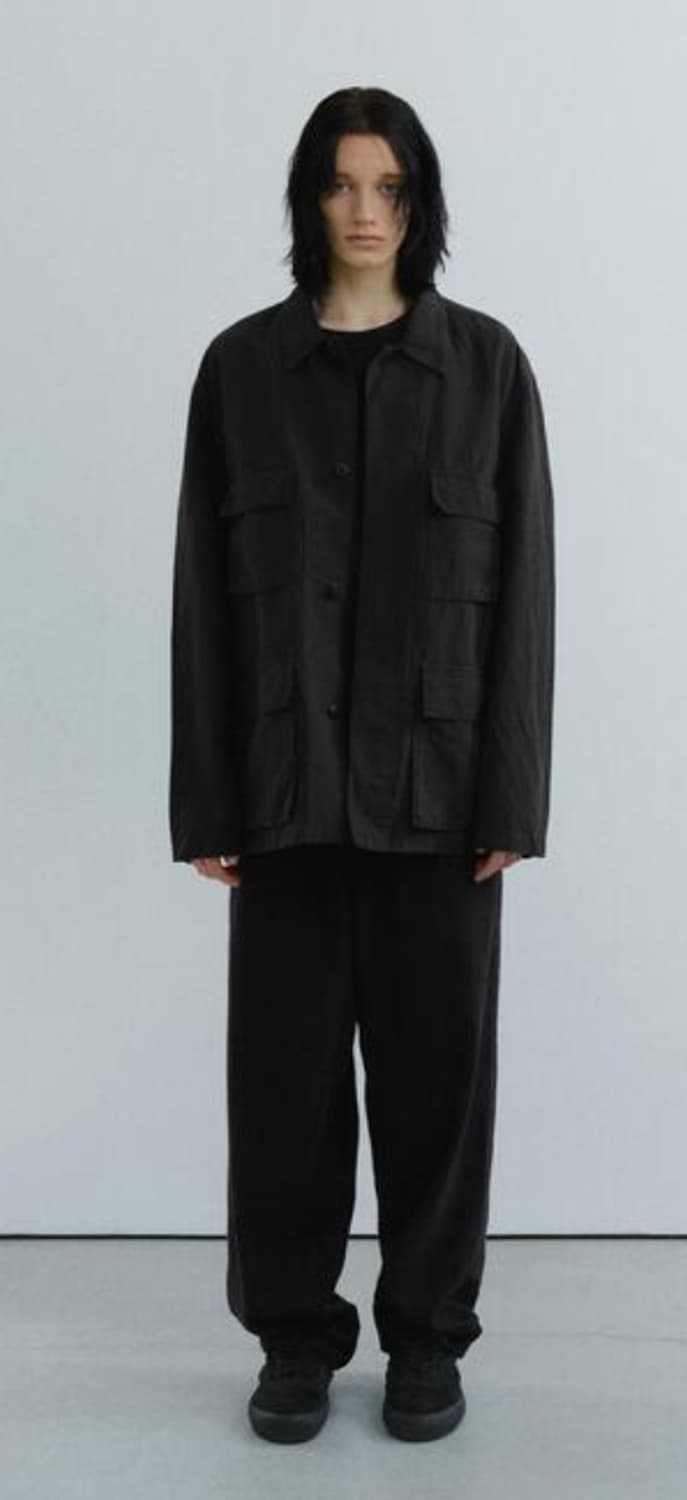 스틸네스 린넨 BDU 자켓 블랙 2 상품이미지4