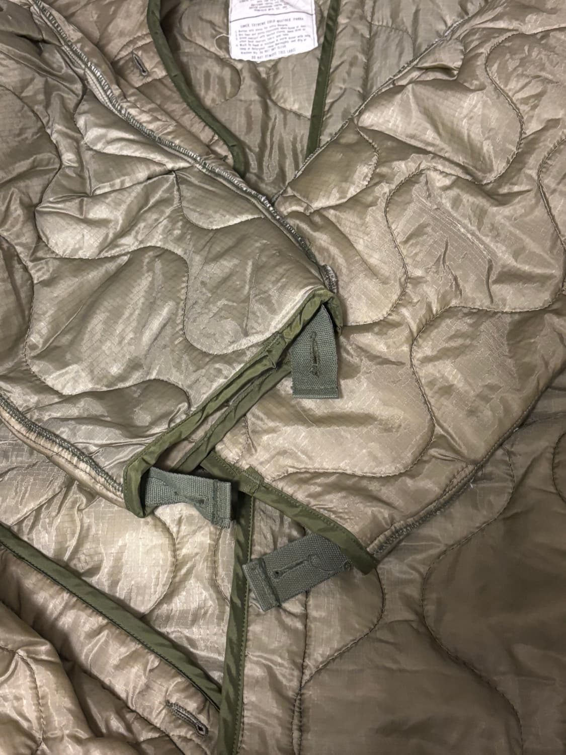 오리지날 미군 피쉬테일 개파카 m65 상품이미지6