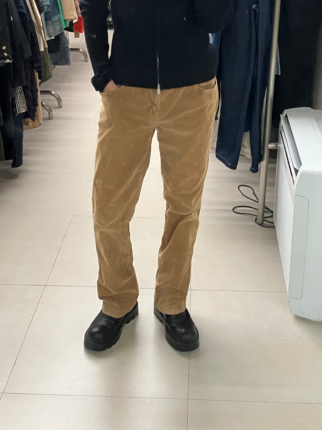 캘빈클라인 베이지 코듀로이 팬츠 33 상품이미지8