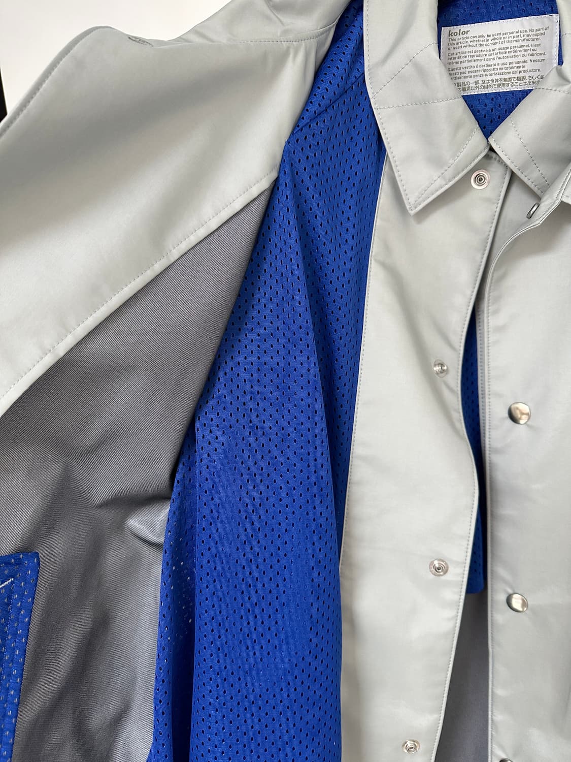 kolor 레이어드 코치자켓 상품이미지4