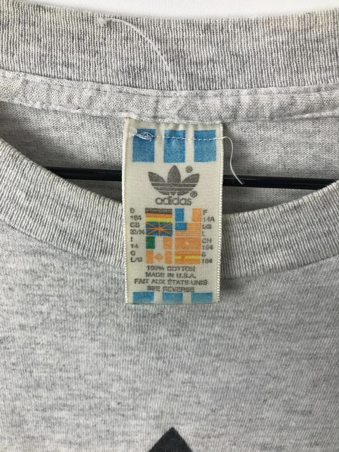90s Adidas USA Trefoil Crop Tee 상품이미지7