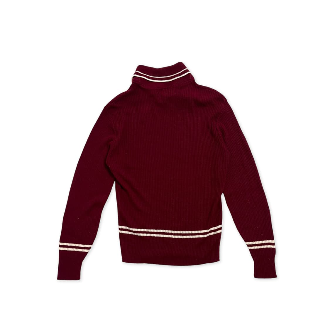 70s 레드 칼라 아크릴 니트 상품이미지2