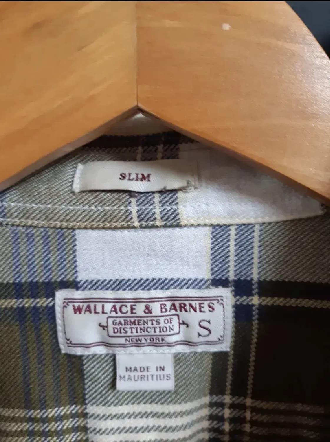 wallace barnes 플란넬 체크셔츠 상품이미지3