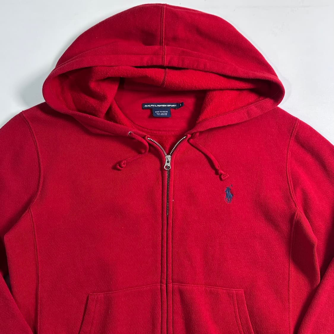 폴로 랄프로렌 레드 후드집업  상품이미지2