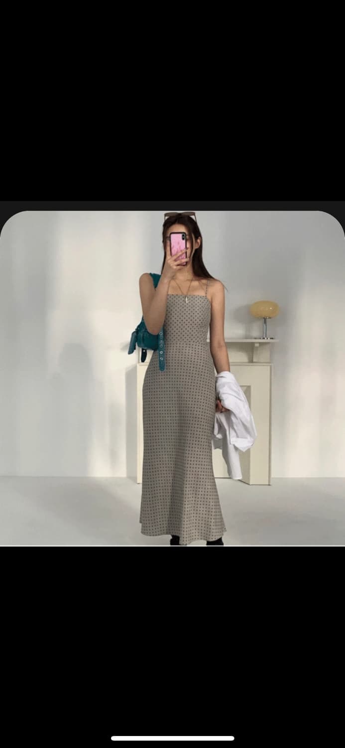 루루서울 체크 바운드 드레스 [그린] 상품이미지2