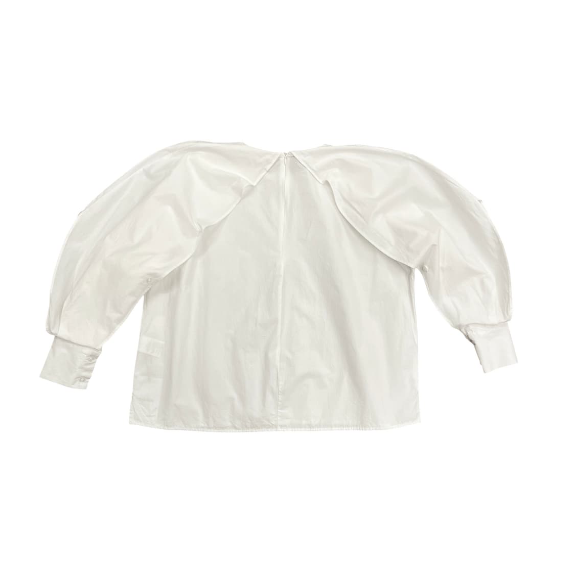 Cut Line White Blouse 상품이미지2