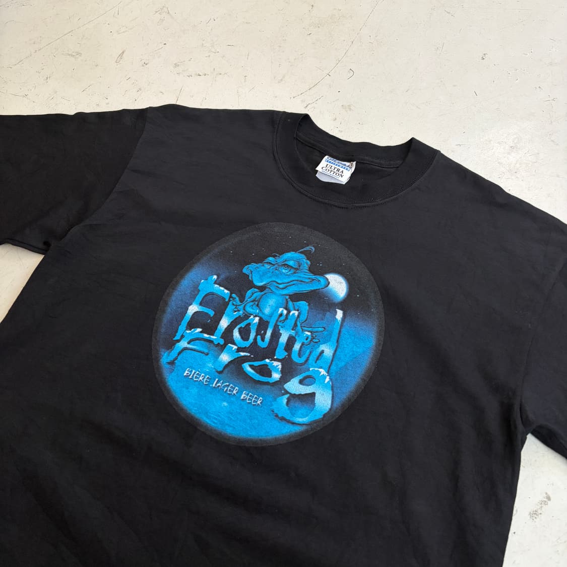 Halifax Frosted Frog 라거 빈티지 반팔티 L 상품이미지4