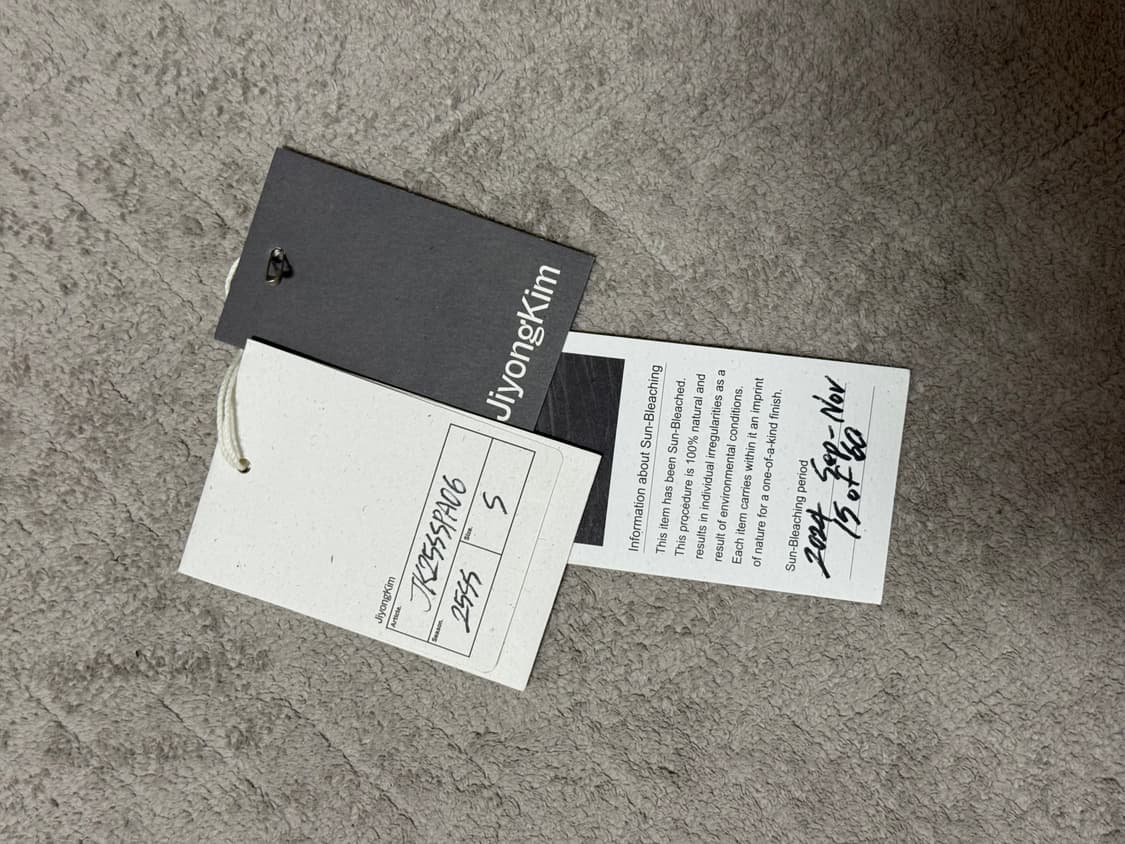 지용킴 선블리치드 레이어드 쇼츠(반바지) S 상품이미지8