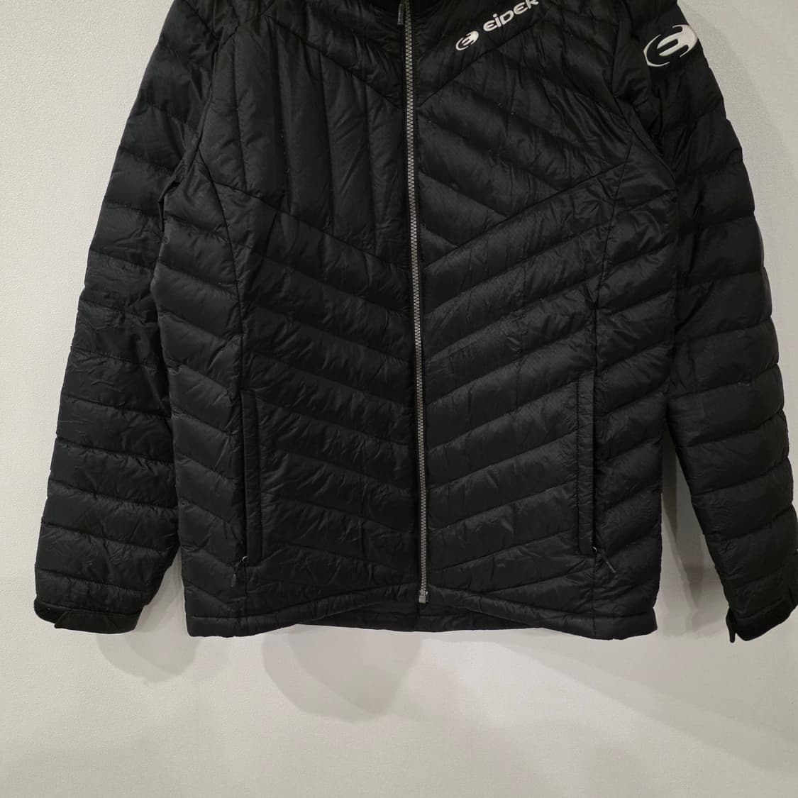 아이더 프린트 패턴 슬림 다운 자켓 L 상품이미지2