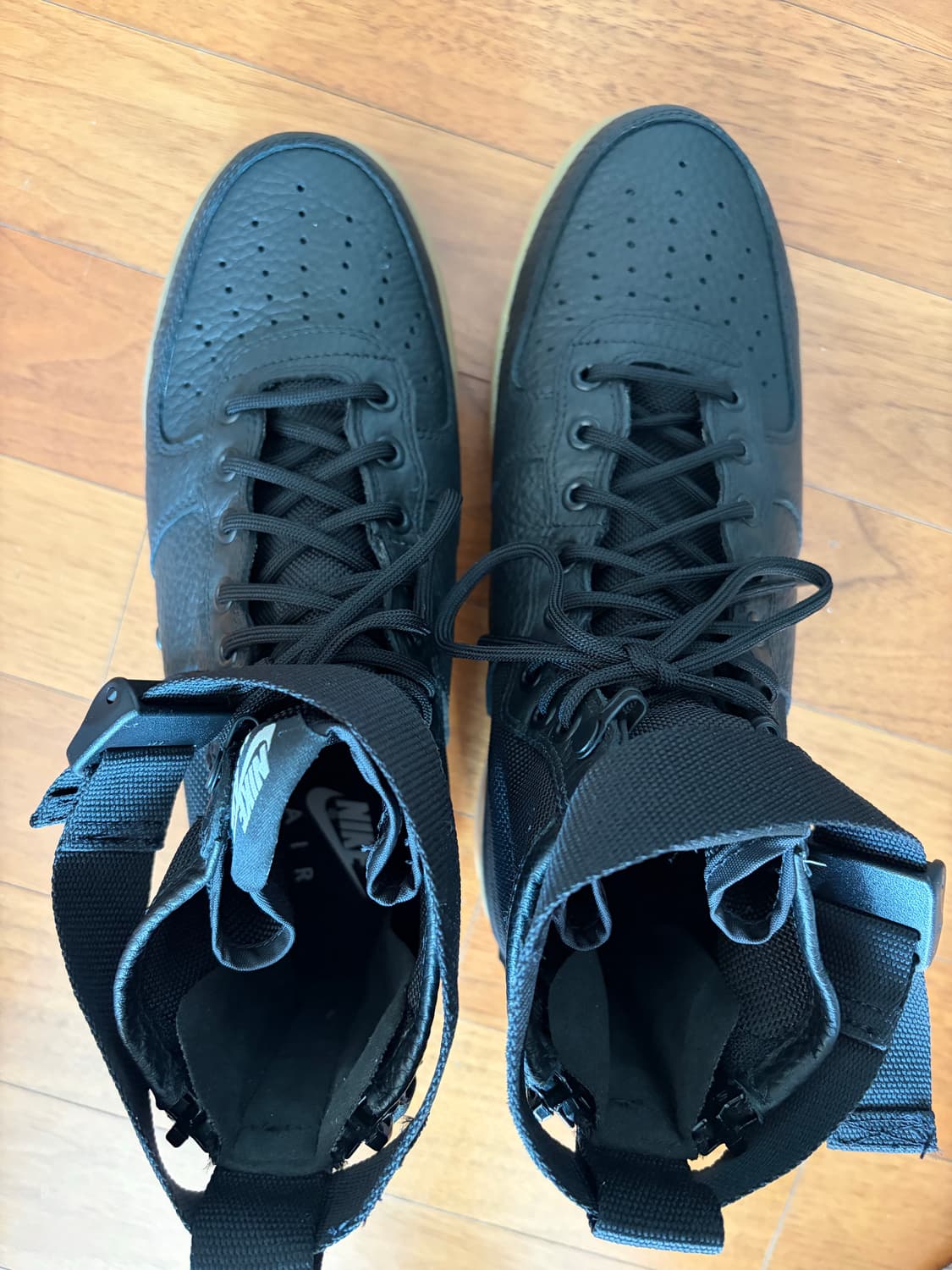 나이키 SF 에어포스1 미드 블랙 (265사이즈) 상품이미지4