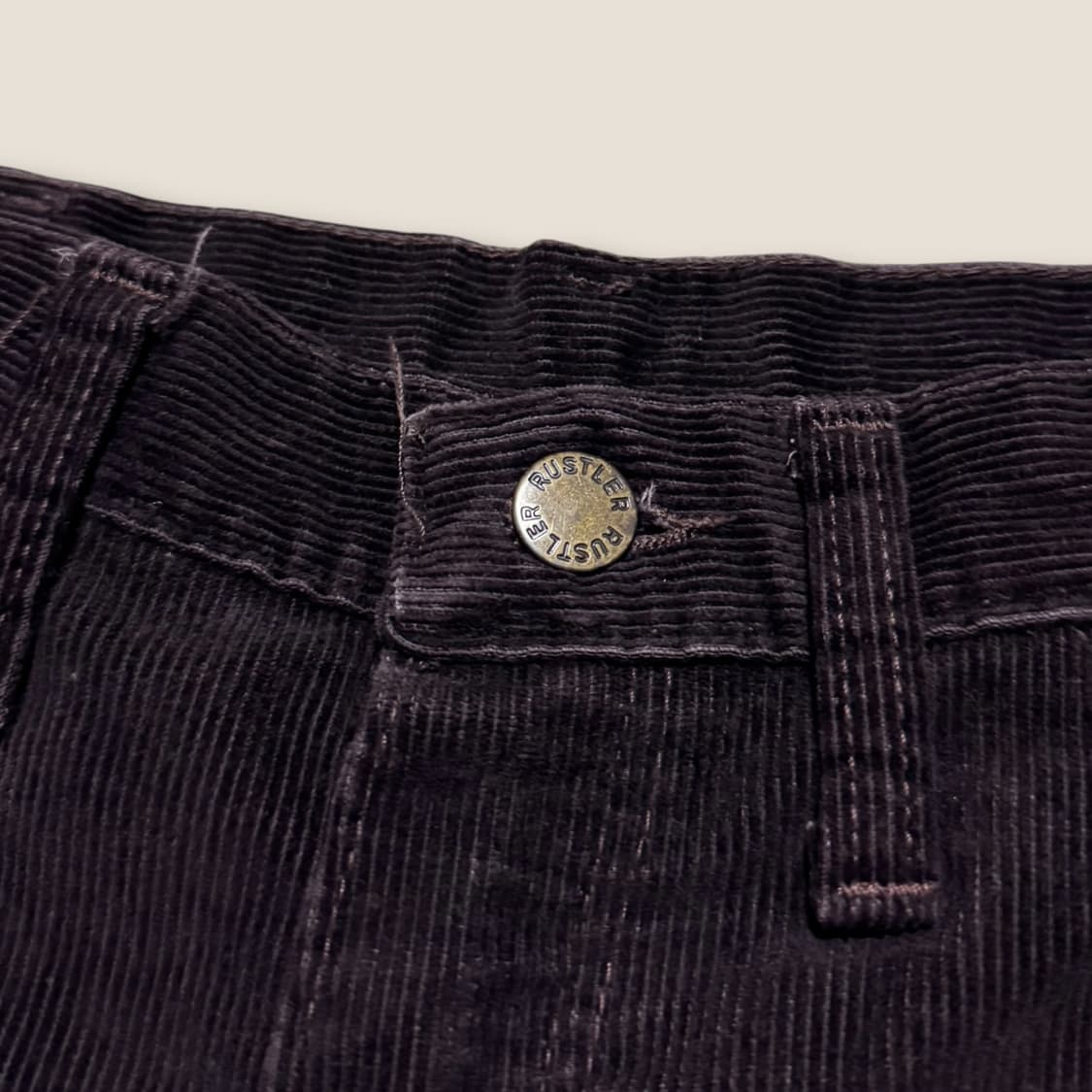 80s USA Rustler 브라운 코듀로이 팬츠 32 상품이미지6