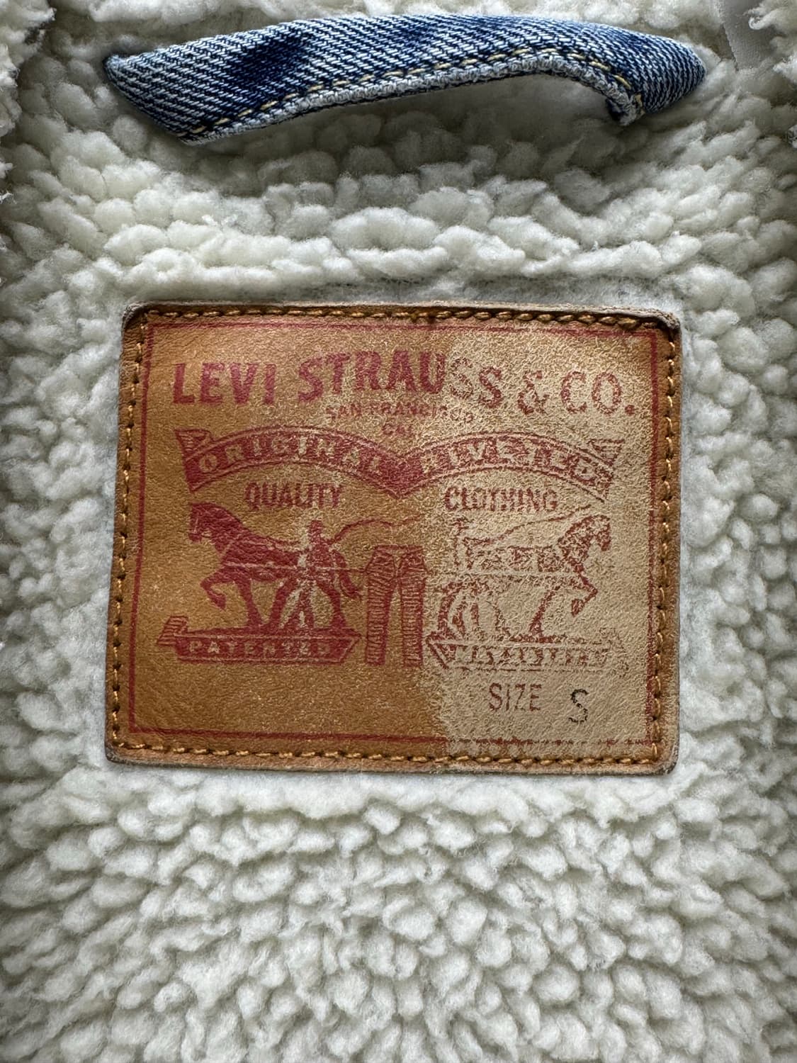 리바이스 쉐르파 데님 자켓 S 상품이미지3