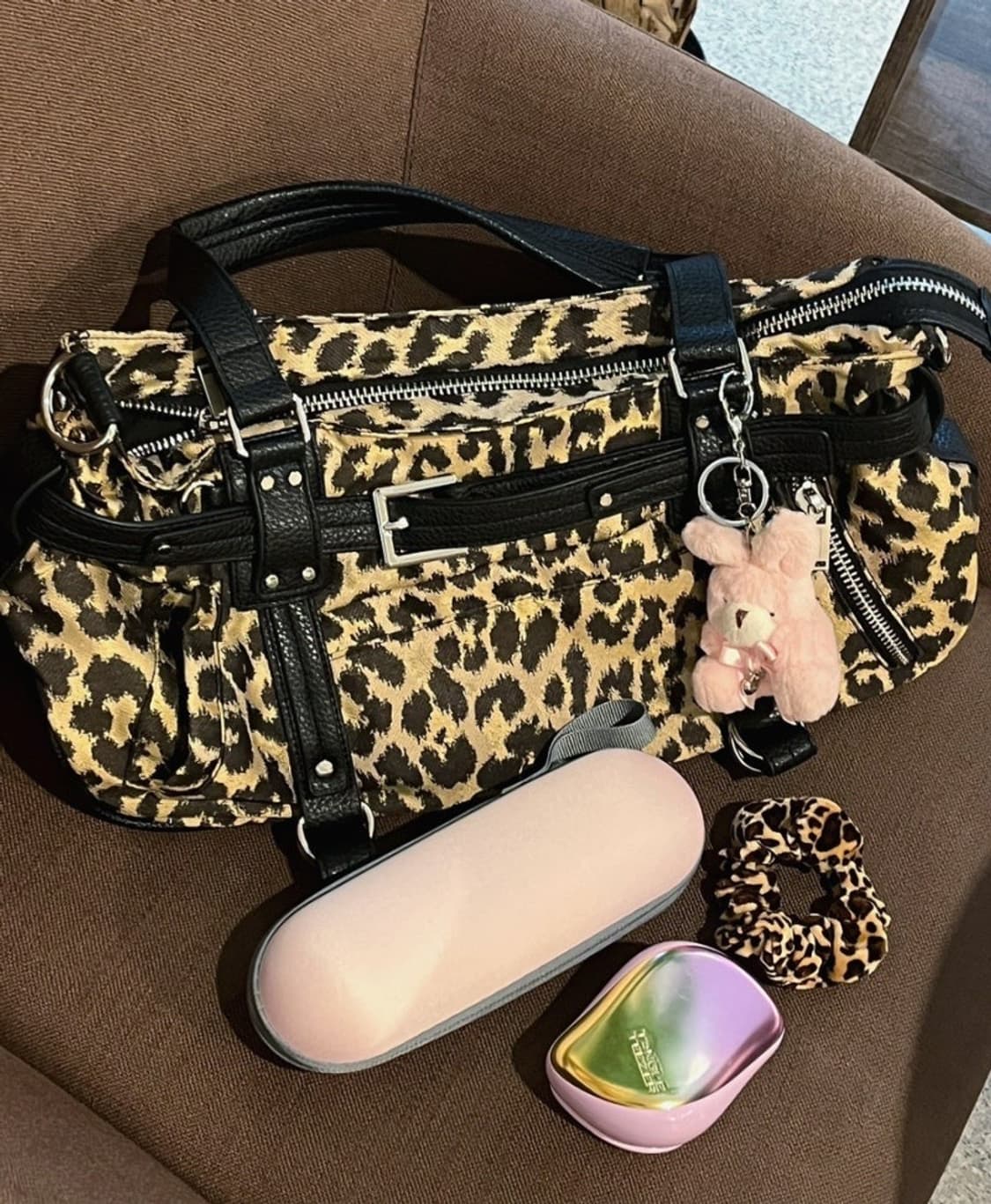 페일제이드 Belted Duffle Bag 벨티드 더플백 레오파드 상품이미지1