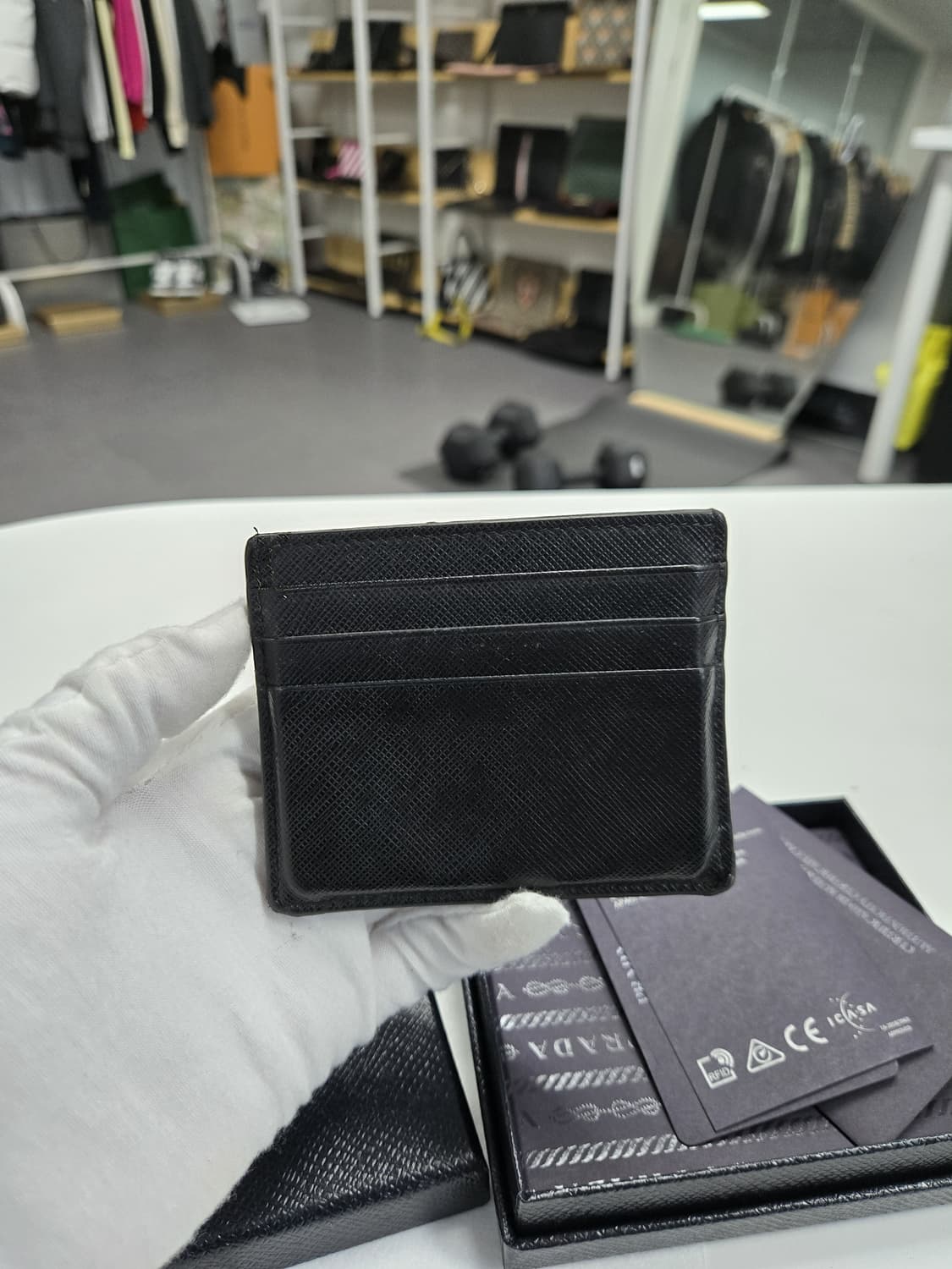 [A급컨디션]프라다 사피아노 카드지갑 상품이미지2