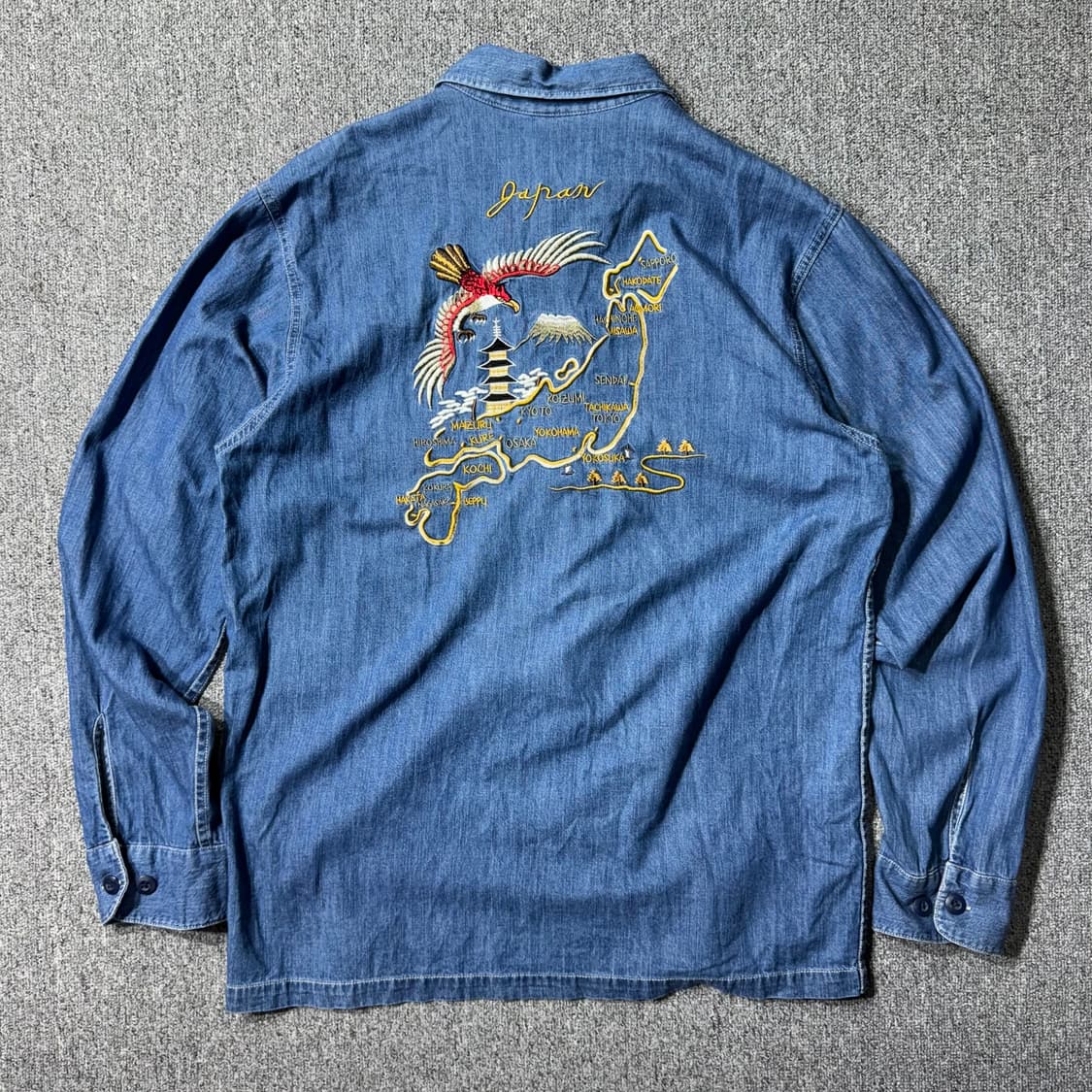 알파인더스트리 데님 셔츠 ( XL/OLD-7697 ) 상품이미지7