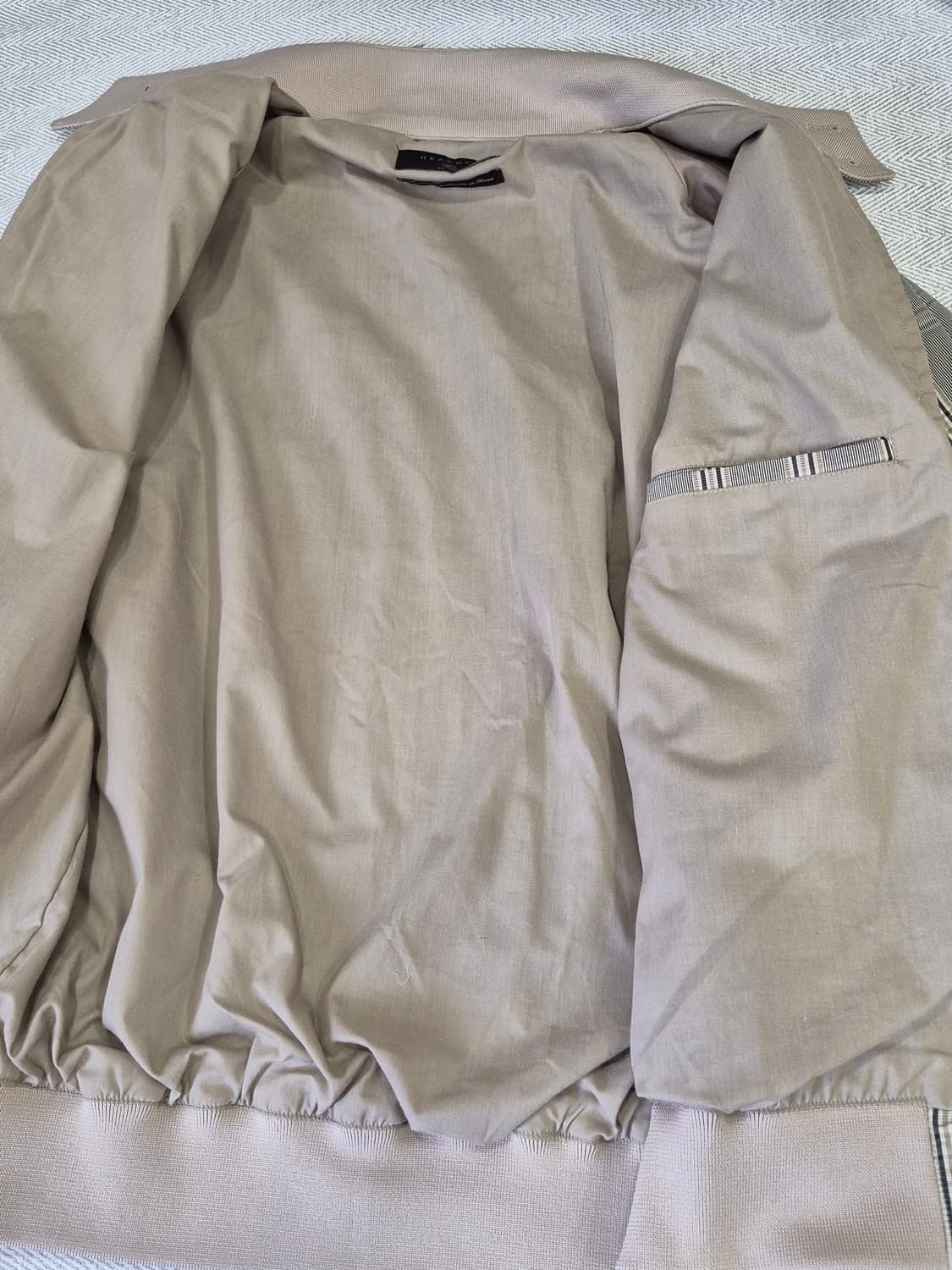 Heathen 체크 해링턴 자켓 남성 M 상태좋음 상품이미지9