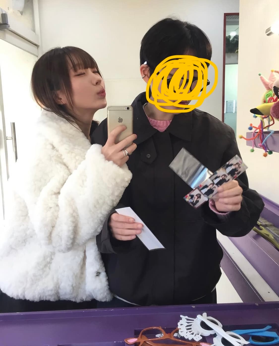 아이보리 퍼자켓 상품이미지4